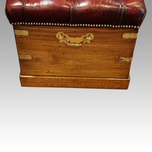 fig 3. Victorian camphorwood ottoman
