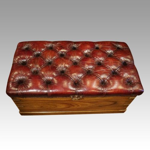 fig 5. Victorian camphorwood ottoman