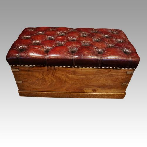 fig 7. Victorian camphorwood ottoman