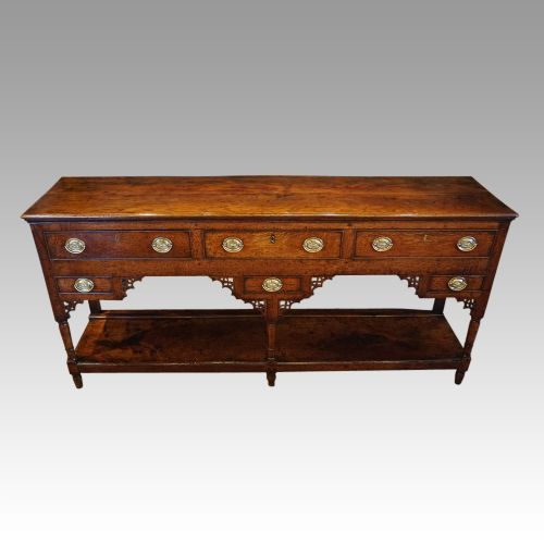 Georgian Oak Pot Board Dresser