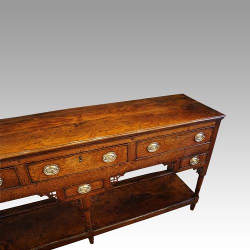 fig 1. Georgian oak pot board dresser