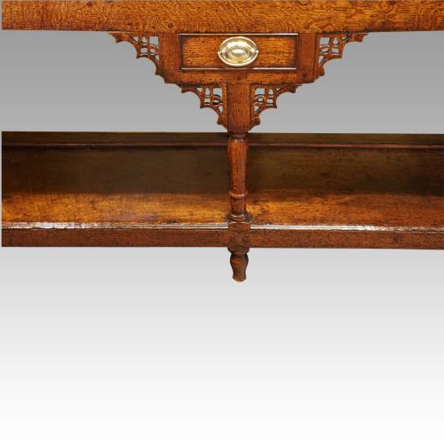 fig 2. Georgian oak pot board dresser