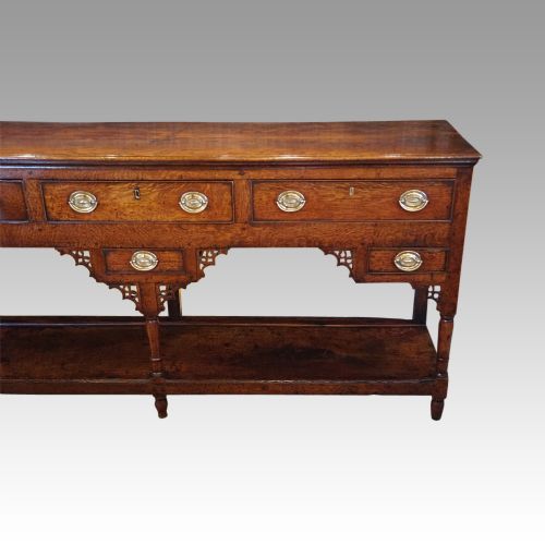 fig 4. Georgian oak pot board dresser