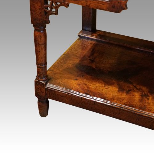 fig 7. Georgian oak pot board dresser