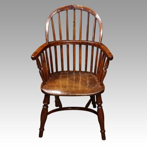 19thc. Yew Child's Chair