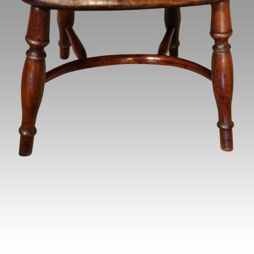 fig 1. 19thc. yew child's chair