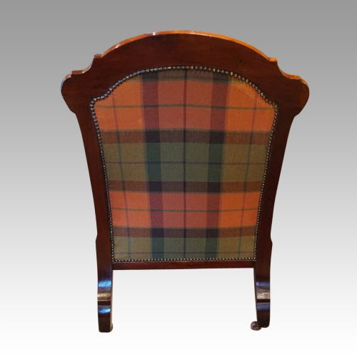 fig 5. Pair of Victorian mahogany easy armchairs