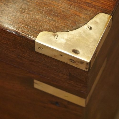fig 2. Victorian brass bound campaign trunk