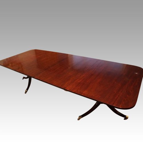 fig 5. Antique mahogany large dining table