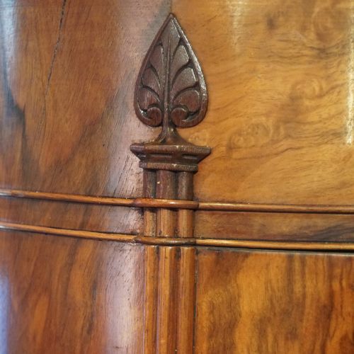 fig 2. Antique walnut drinks cabinet