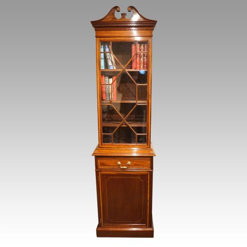 Edwardian Inlaid Bookcase