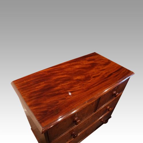 fig 3. 19thc. mahogany chest of drawers