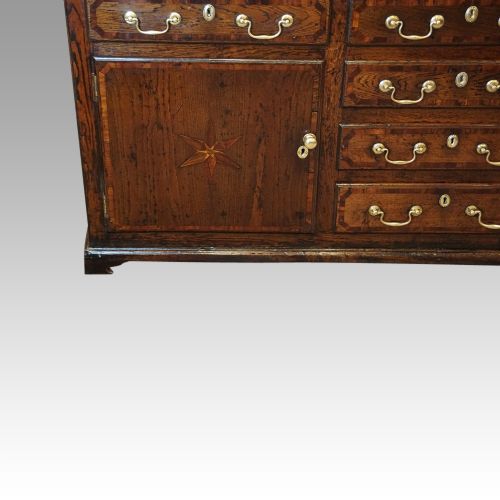 fig 1. Antique oak dresser base