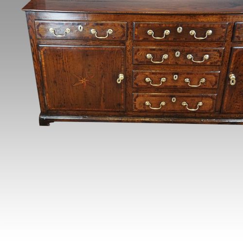 fig 4. Antique oak dresser base
