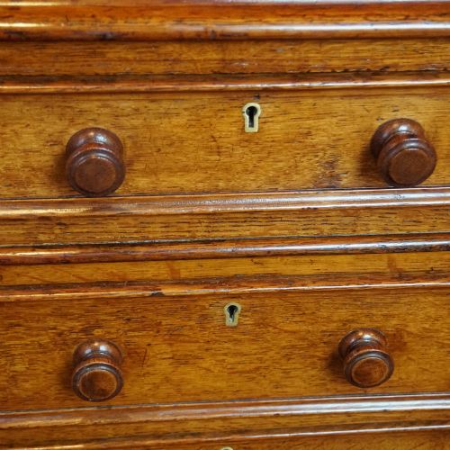 fig 2. Victorian oak pedestal desk