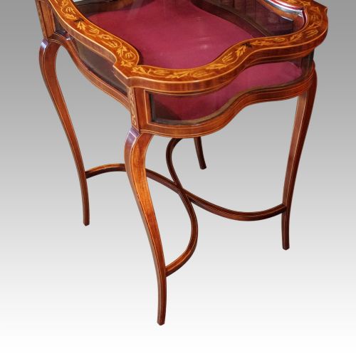 fig 1. Edwardian inlaid bijouterie cabinet