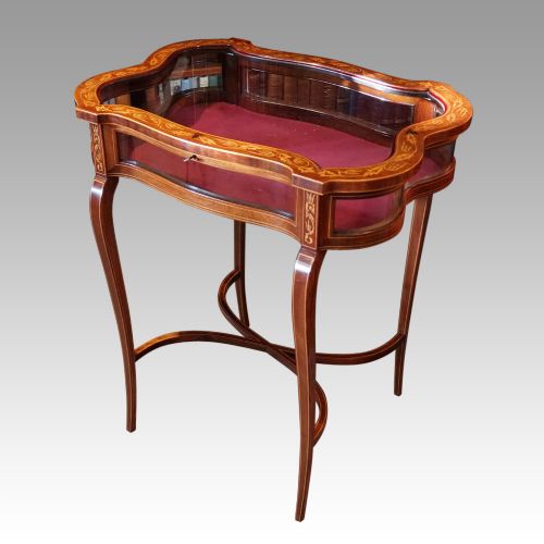 fig 3. Edwardian inlaid bijouterie cabinet