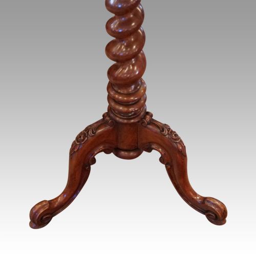 fig 1. Victorian walnut wine table