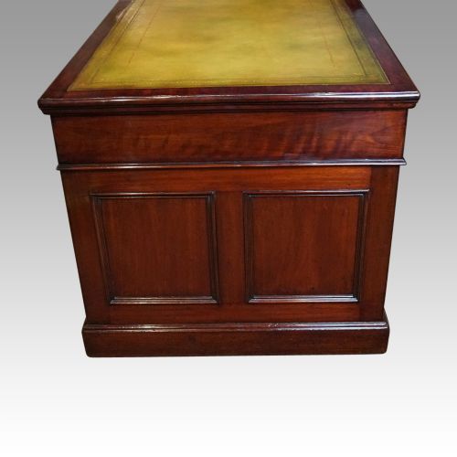 fig 3. Edwardian mahogany partners desk