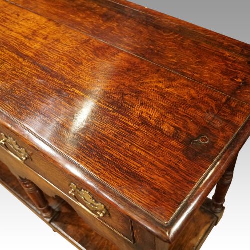 fig 5. 19thc. oak pot board dresser base
