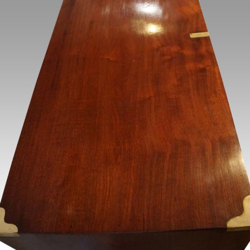 fig 2. Victorian mahogany campaign chest