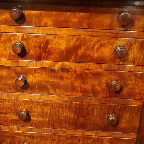 fig 4. Victorian mahogany Wellington chest