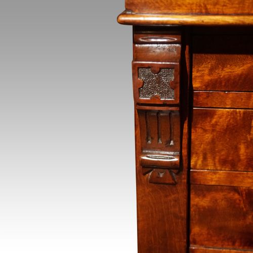 fig 6. Victorian mahogany Wellington chest