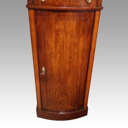 fig 1. 19thc. bow front pillar cupboard