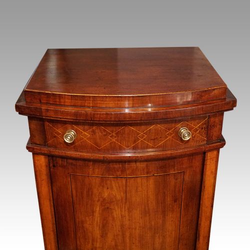 fig 3. 19thc. bow front pillar cupboard