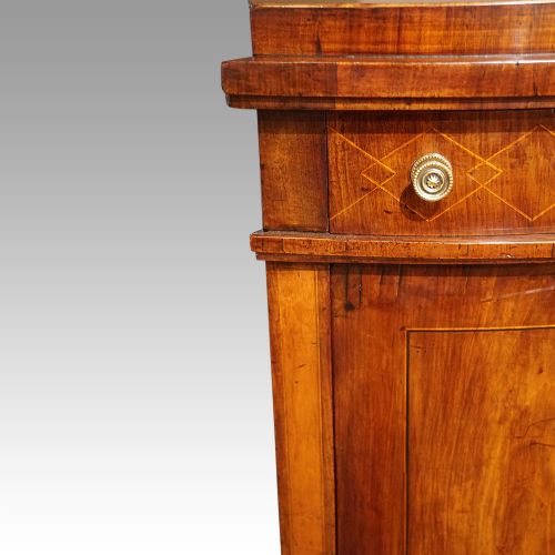 fig 6. 19thc. bow front pillar cupboard