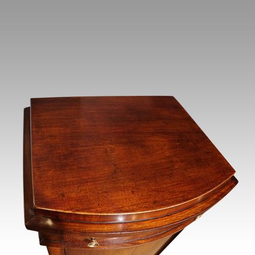 fig 7. 19thc. bow front pillar cupboard