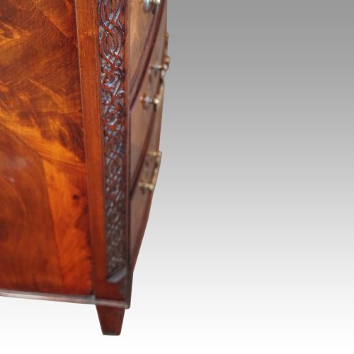 fig 2. Chippendale style mahogany chest