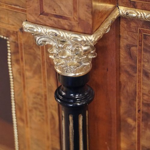 fig 2. Victorian inlaid walnut credenza