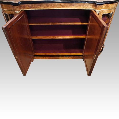 fig 3. Victorian inlaid walnut credenza