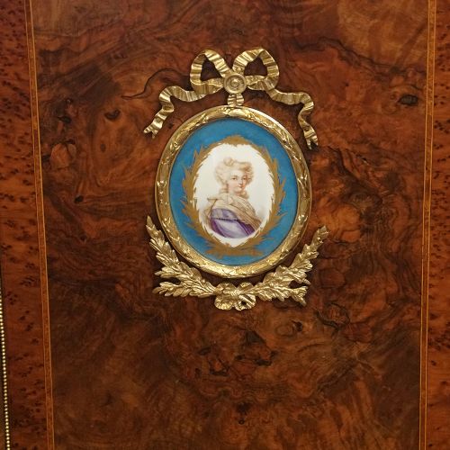 fig 5. Victorian inlaid walnut credenza