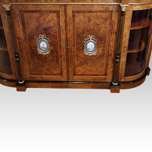 fig 6. Victorian inlaid walnut credenza