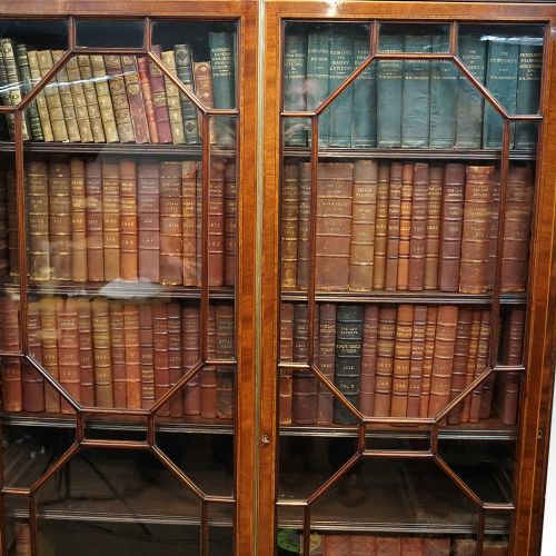 fig 5. Edwardian mahogany breakfront bookcase