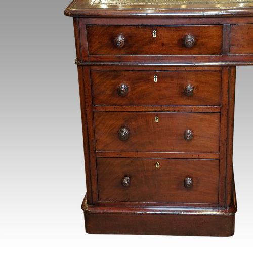 fig 7. Victorian mahogany partners desk