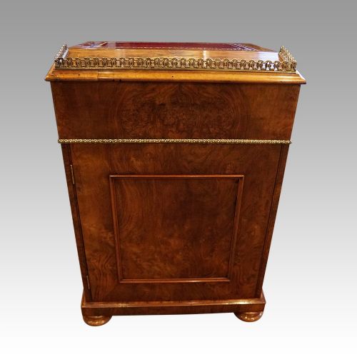 fig 5. Victorian walnut inlaid Davenport desk