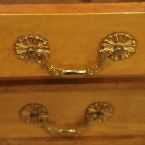 fig 7. Victorian walnut inlaid Davenport desk