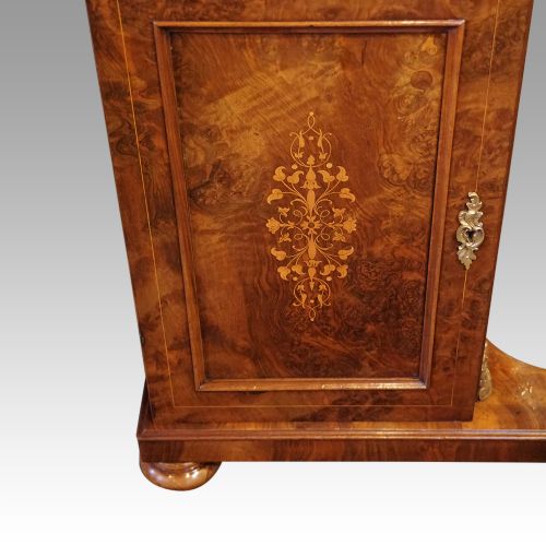 fig 8. Victorian walnut inlaid Davenport desk