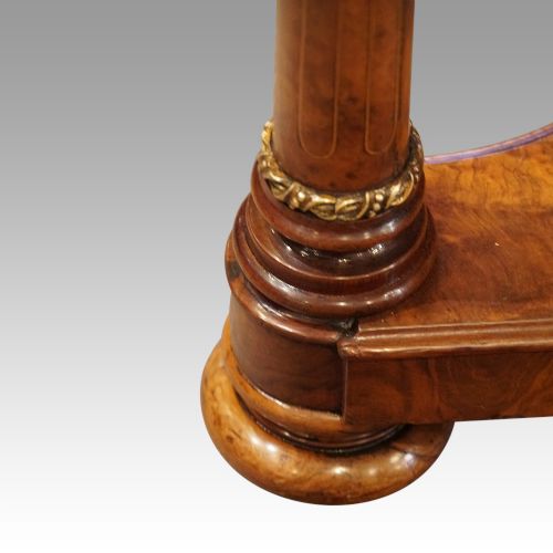 fig 9. Victorian walnut inlaid Davenport desk