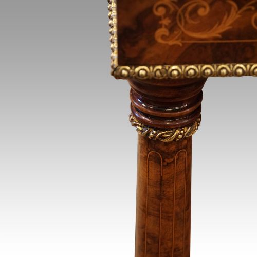 fig 10. Victorian walnut inlaid Davenport desk