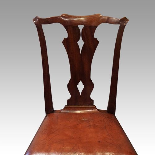 fig 4. Set of 8 mahogany Georgian style chairs