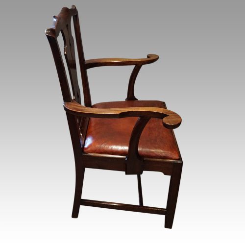 fig 7. Set of 8 mahogany Georgian style chairs
