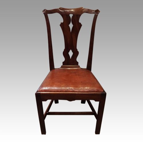 fig 8. Set of 8 mahogany Georgian style chairs