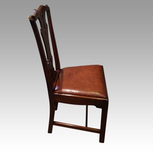 fig 9. Set of 8 mahogany Georgian style chairs