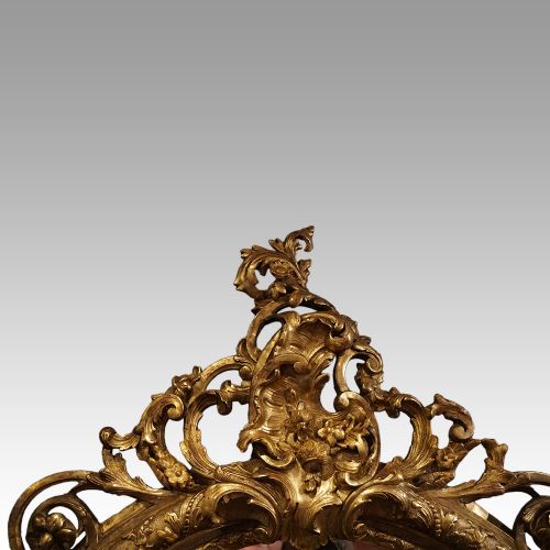 fig 1. Antique gilt mirror