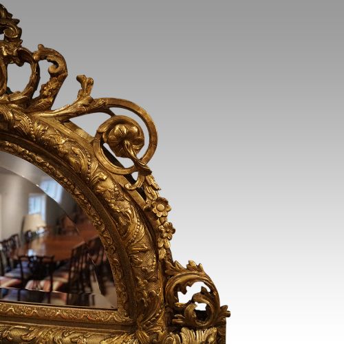 fig 2. Antique gilt mirror