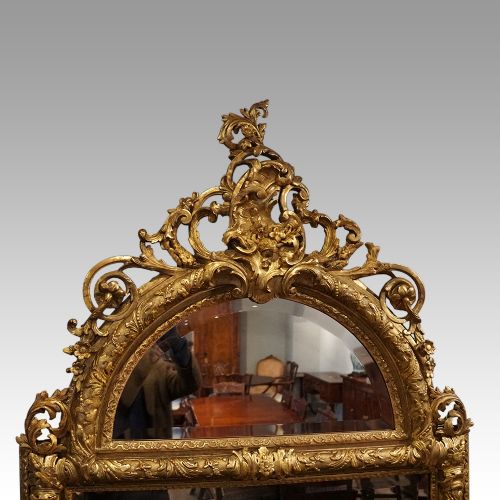 fig 6. Antique gilt mirror